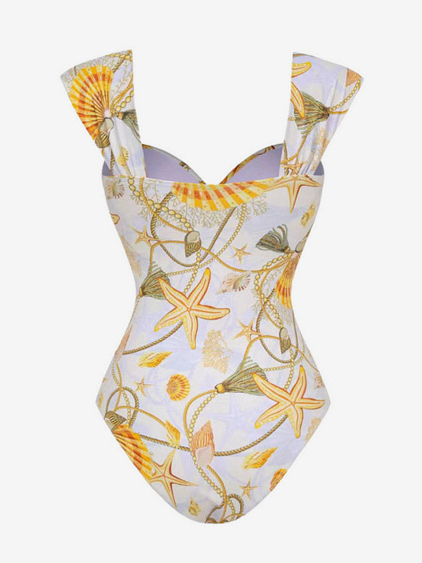 Yellow Sleeveless Swimsuit — view 9