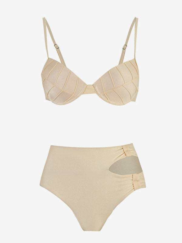Apricot Sleeveless Ruffle Strappy Beach Cover-Up — view 8