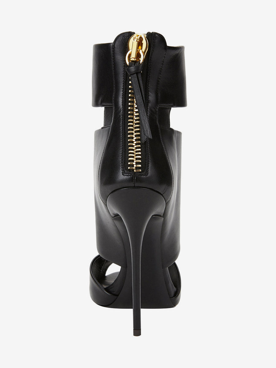 Black Stiletto Sandals — view 4