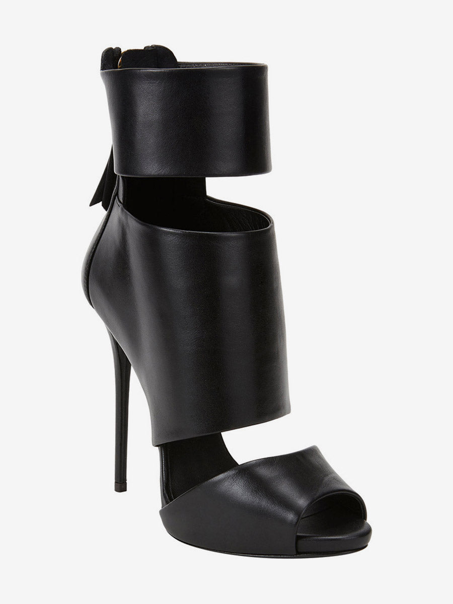 Black Stiletto Sandals — view 2
