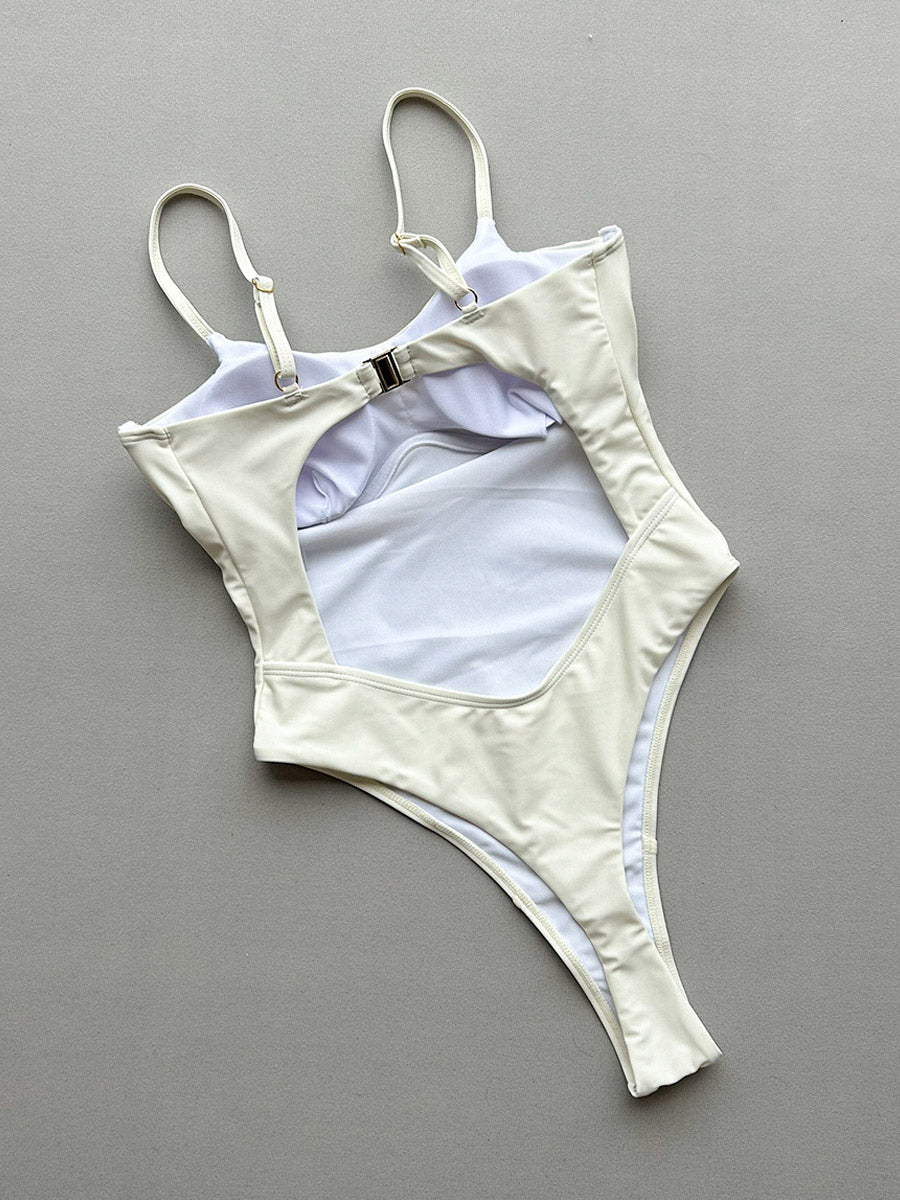 ivory swimsuit — view 5