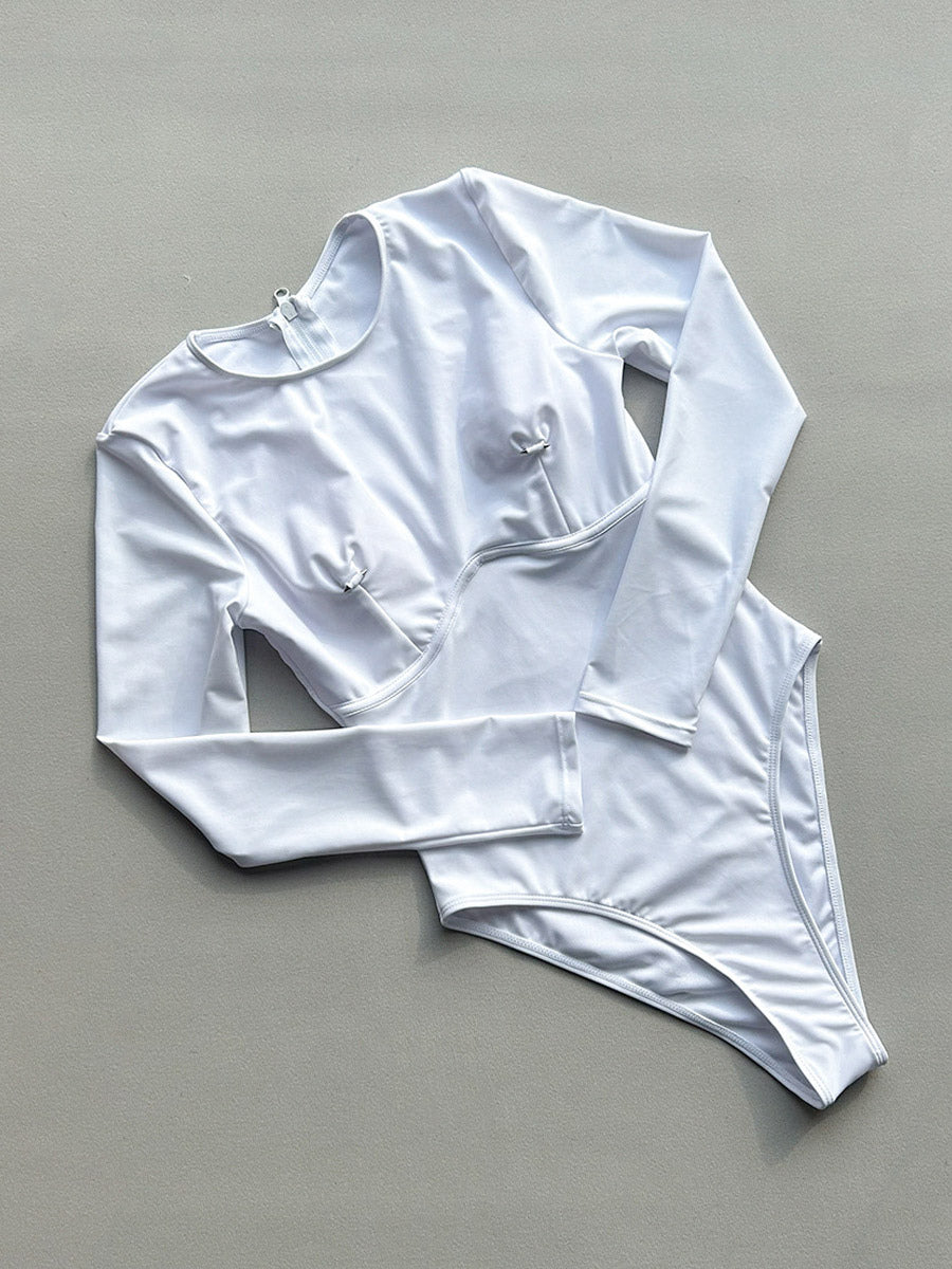 brown swimsuit — view 2