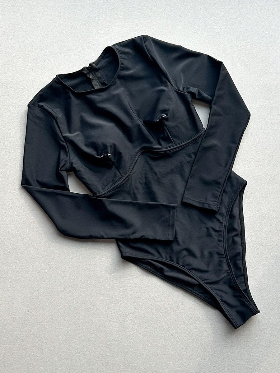 brown swimsuit — view 9