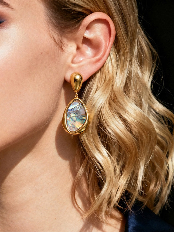 pink earrings — view 5