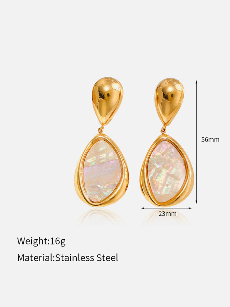 pink earrings — view 4