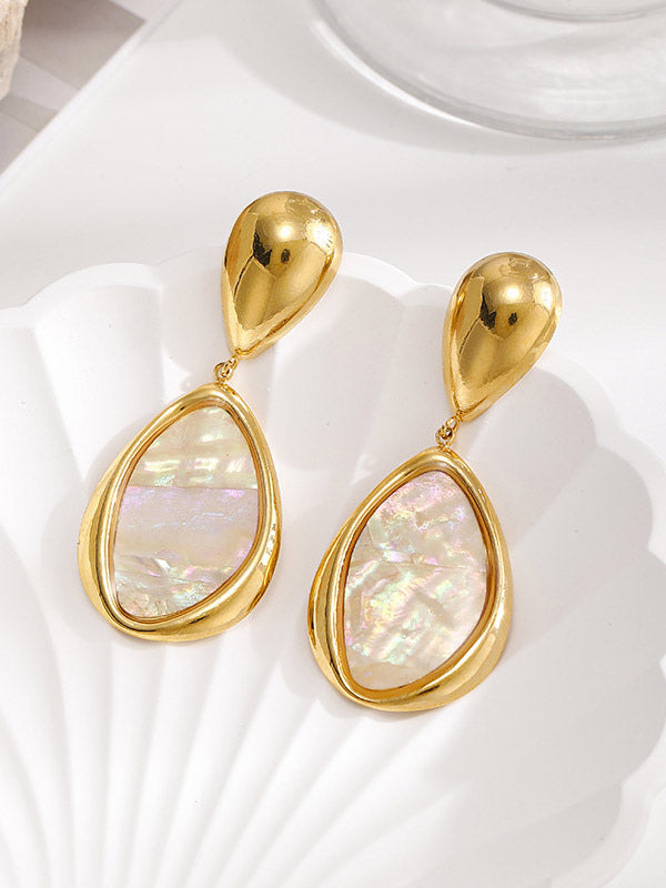 pink earrings — view 3