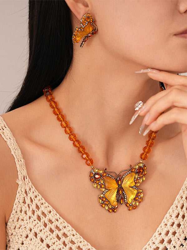 Orange Necklace — view 2