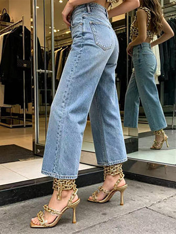 gold open toe strappy sandals — view 5