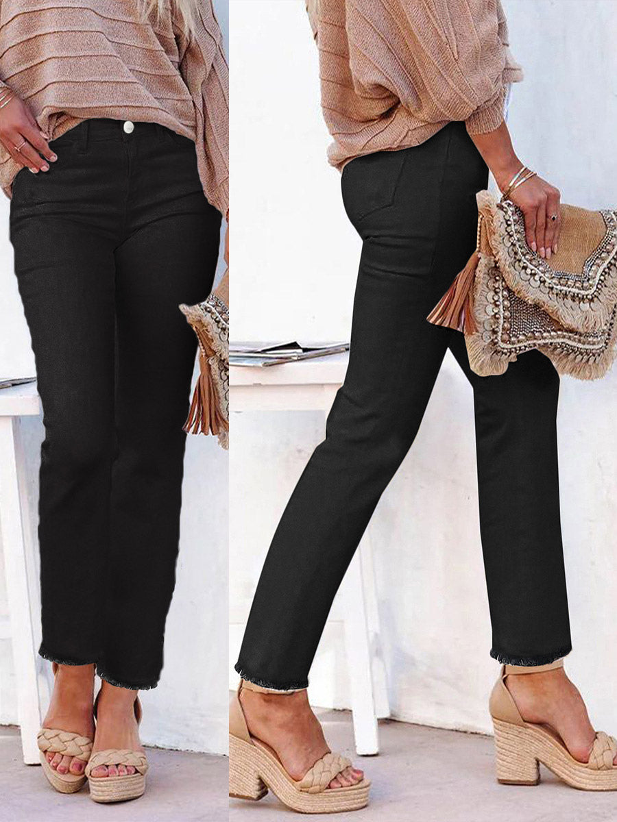 Pink Denim Jeans — view 3