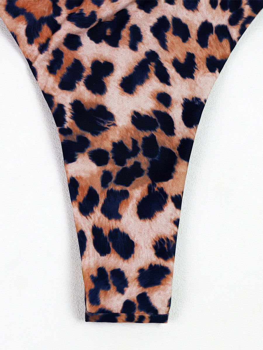 leopard print bikini set — view 5