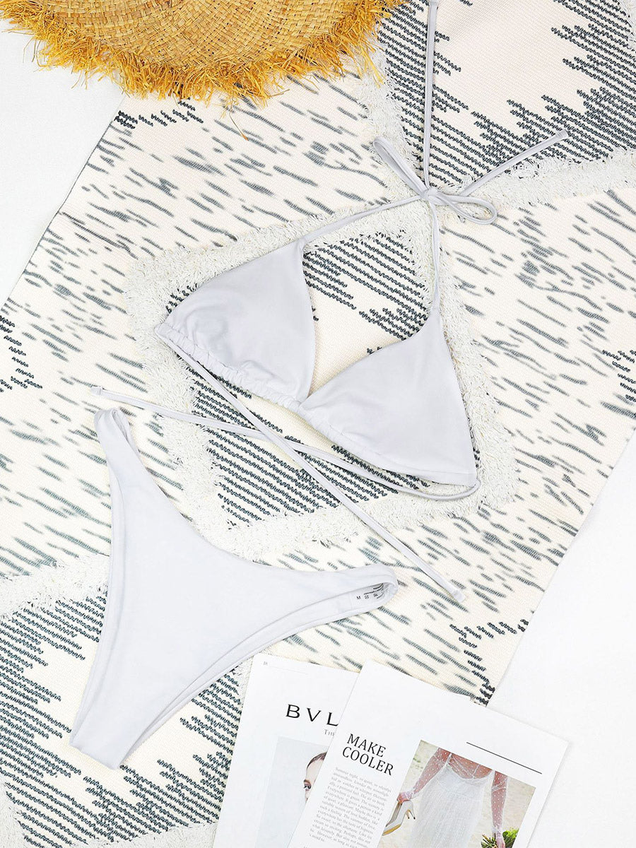 blue long sleeve cropped beach cover up — view 10