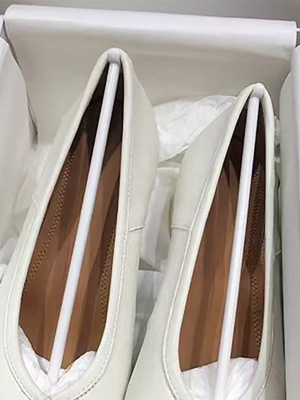 black slip on bow detail ballet flats — view 6