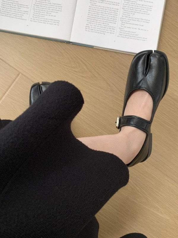red ballet flats — view 4