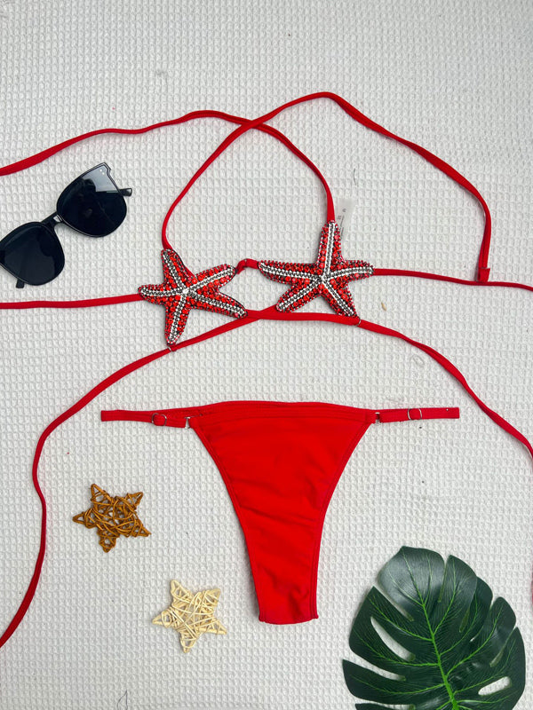 red bikini set — view 2
