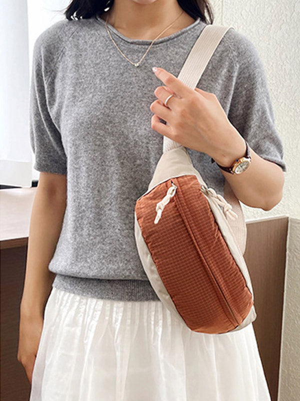 green contrast panel handbag — view 10