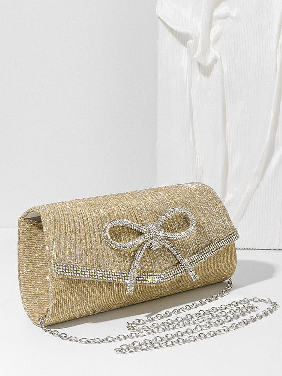 Gold Pleated Handbag — view 1