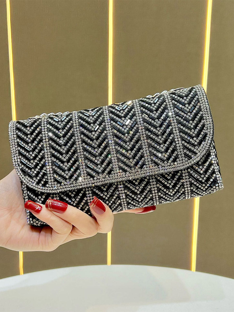 gold embellished handbag — view 7