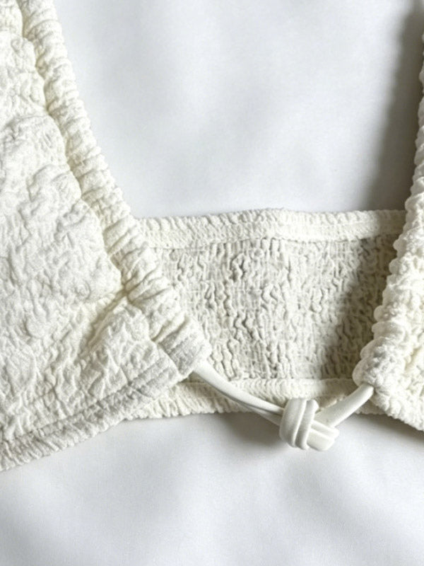 Ivory Halter-Neck Bikini Set — view 5