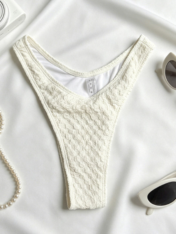Ivory Halter-Neck Bikini Set — view 6