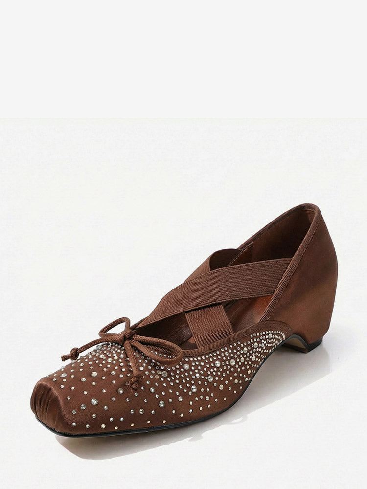 Apricot Embellished Sandals — view 3
