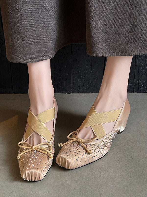 Apricot Embellished Sandals — view 8