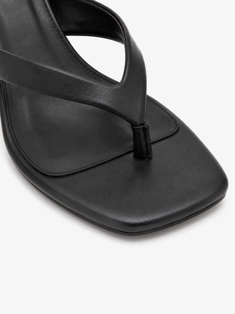 Black Wedge Sandals — view 5
