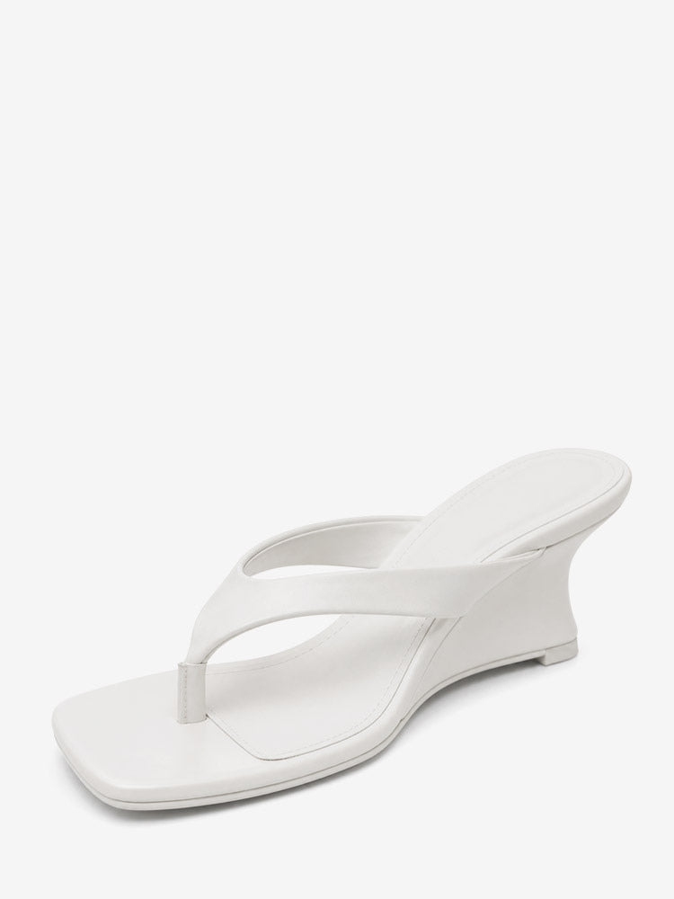 Black Wedge Sandals — view 7