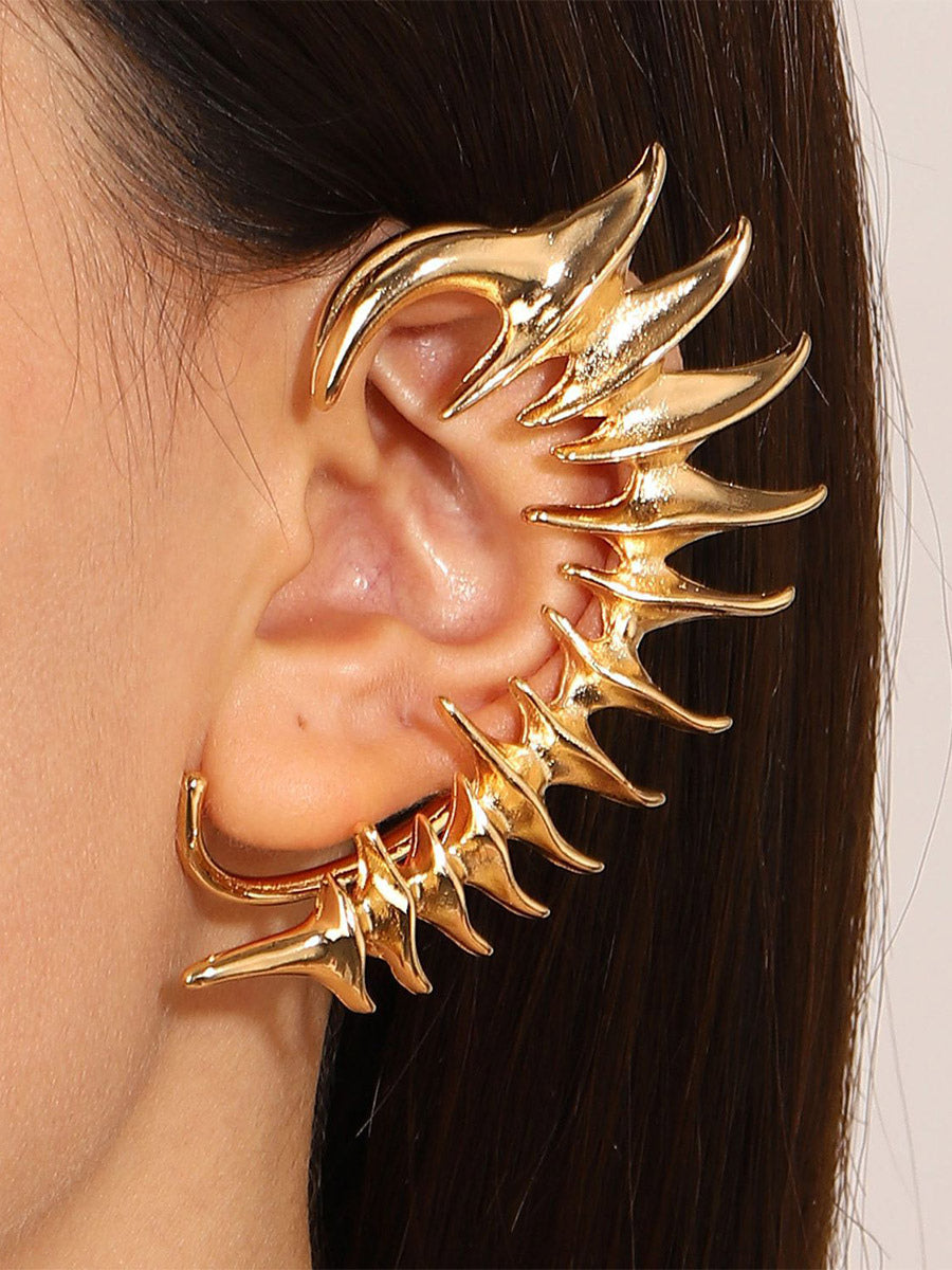 Gold Wrap Earrings — view 1