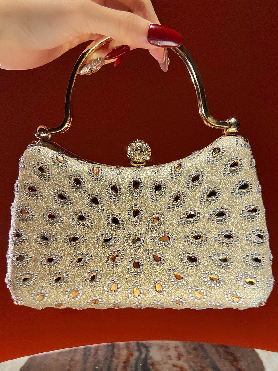 Gold Embellished Handbag — view 1