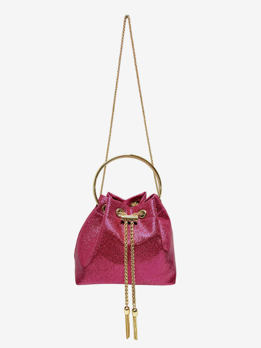 gold embellished handbag — view 5