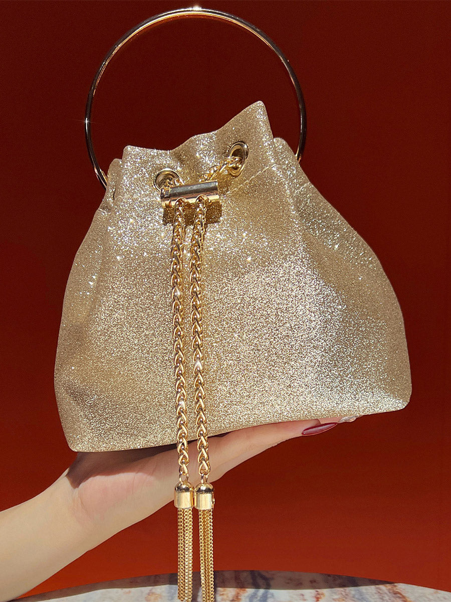 Gold Embellished Handbag — view 1