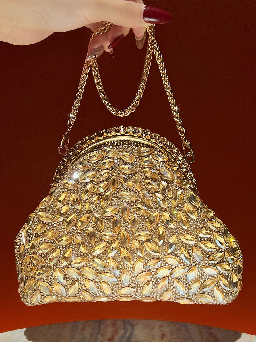 Gold Embellished Handbag — view 1