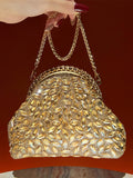 Gold Embellished Handbag — view 1