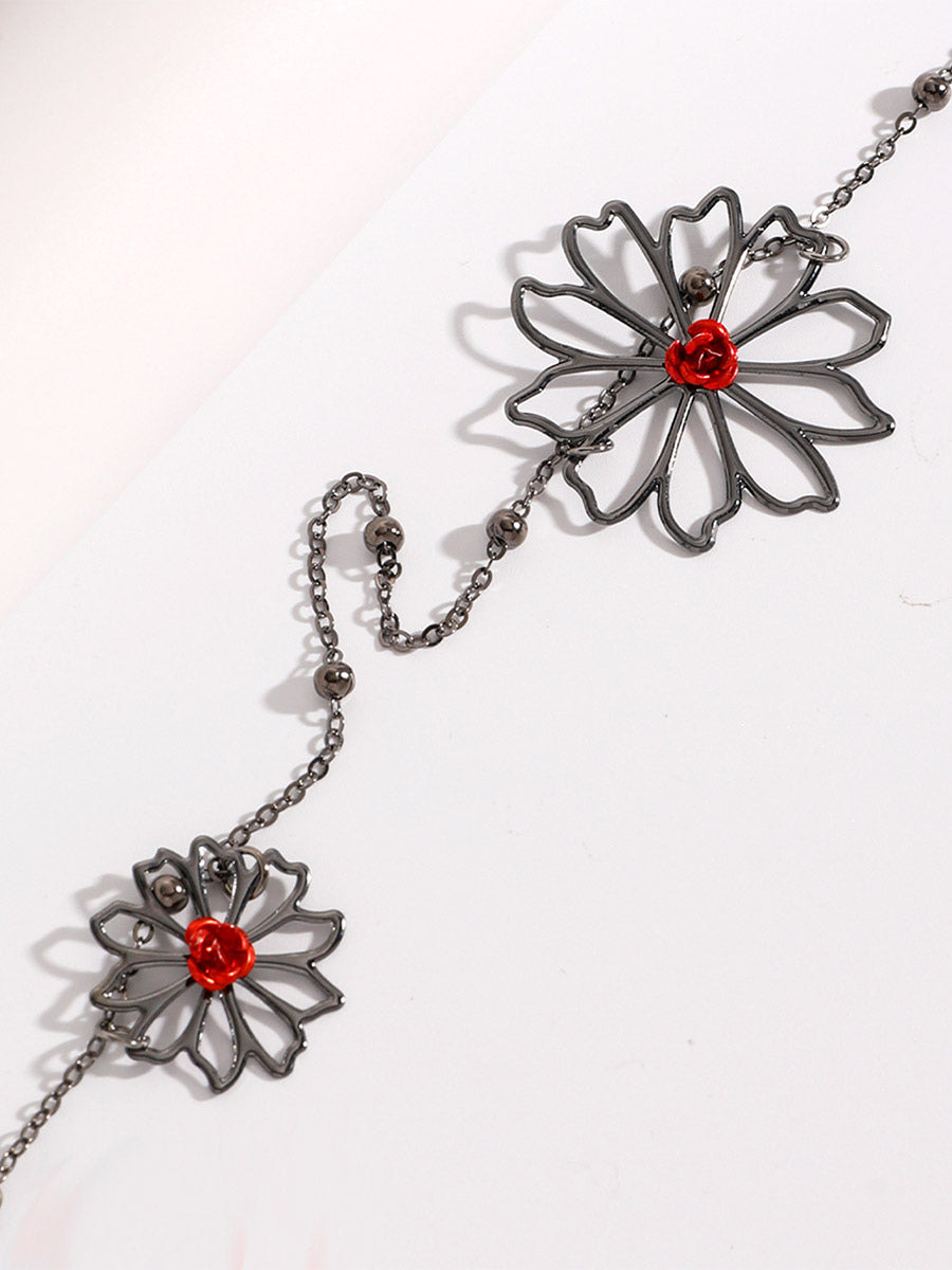 gold embellished necklace — view 5