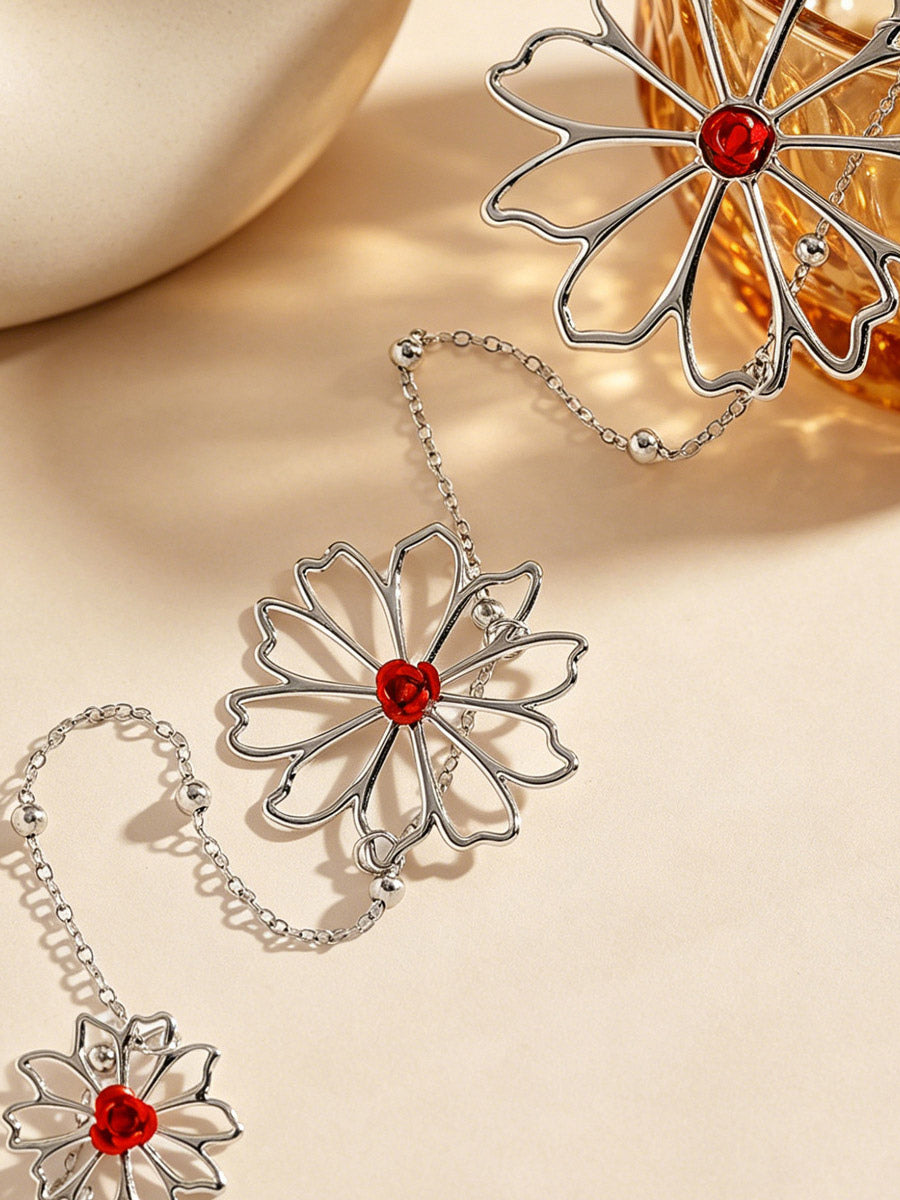 gold embellished necklace — view 8