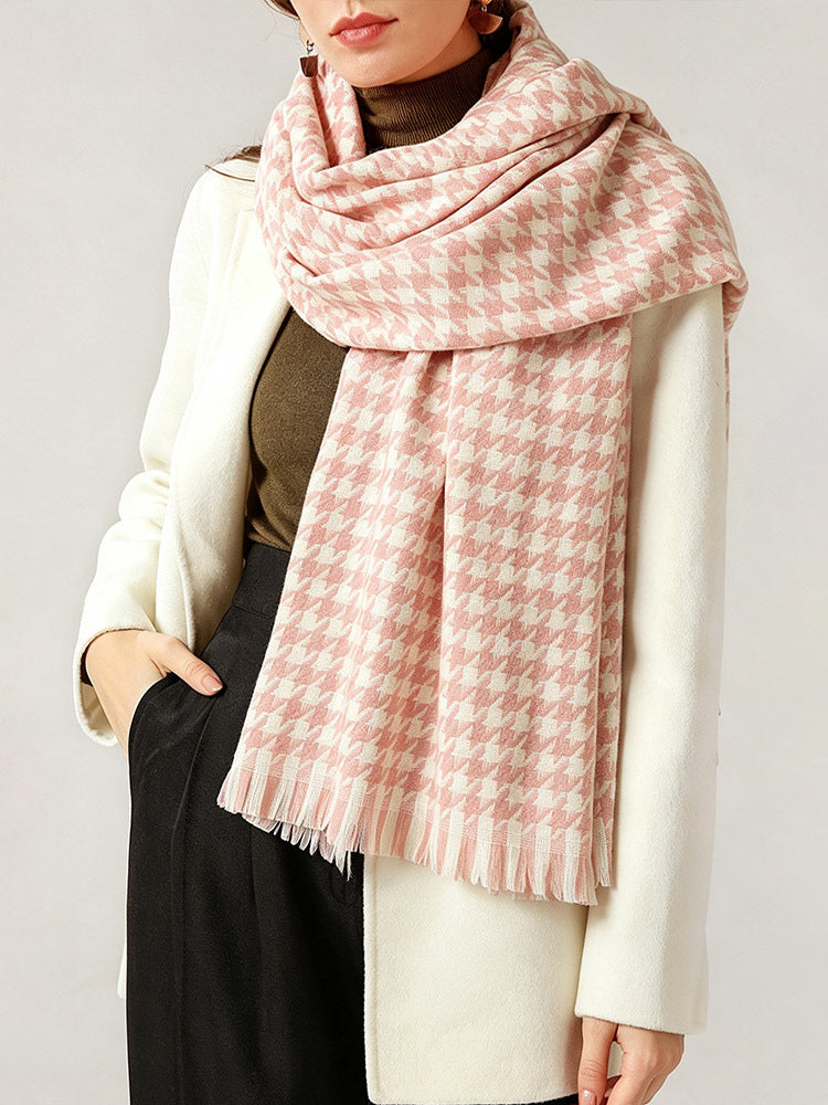 green cashmere scarf — view 8