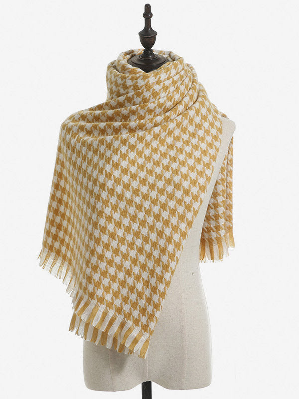 green cashmere scarf — view 4