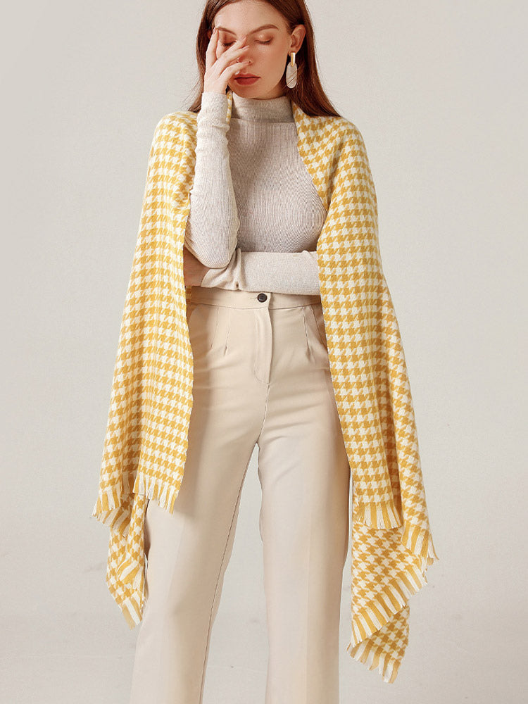 green cashmere scarf — view 5