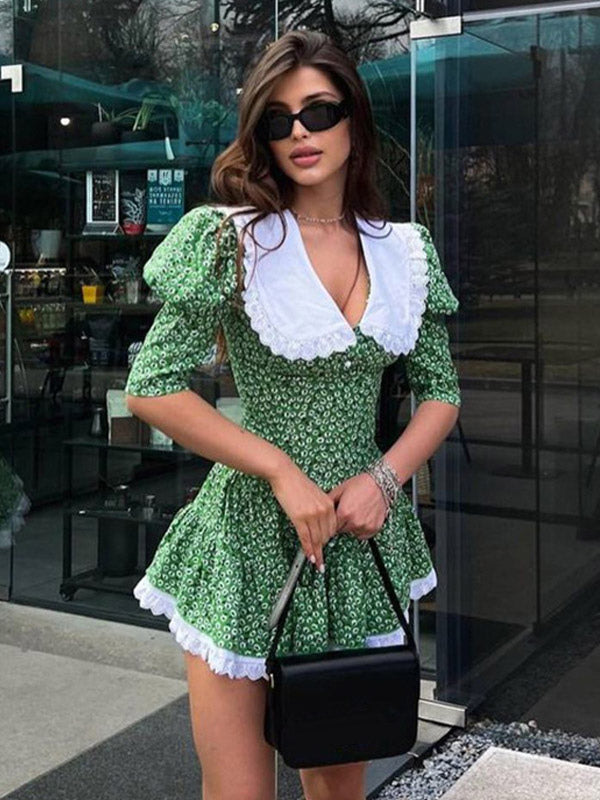 Green Mini Dress — view 4