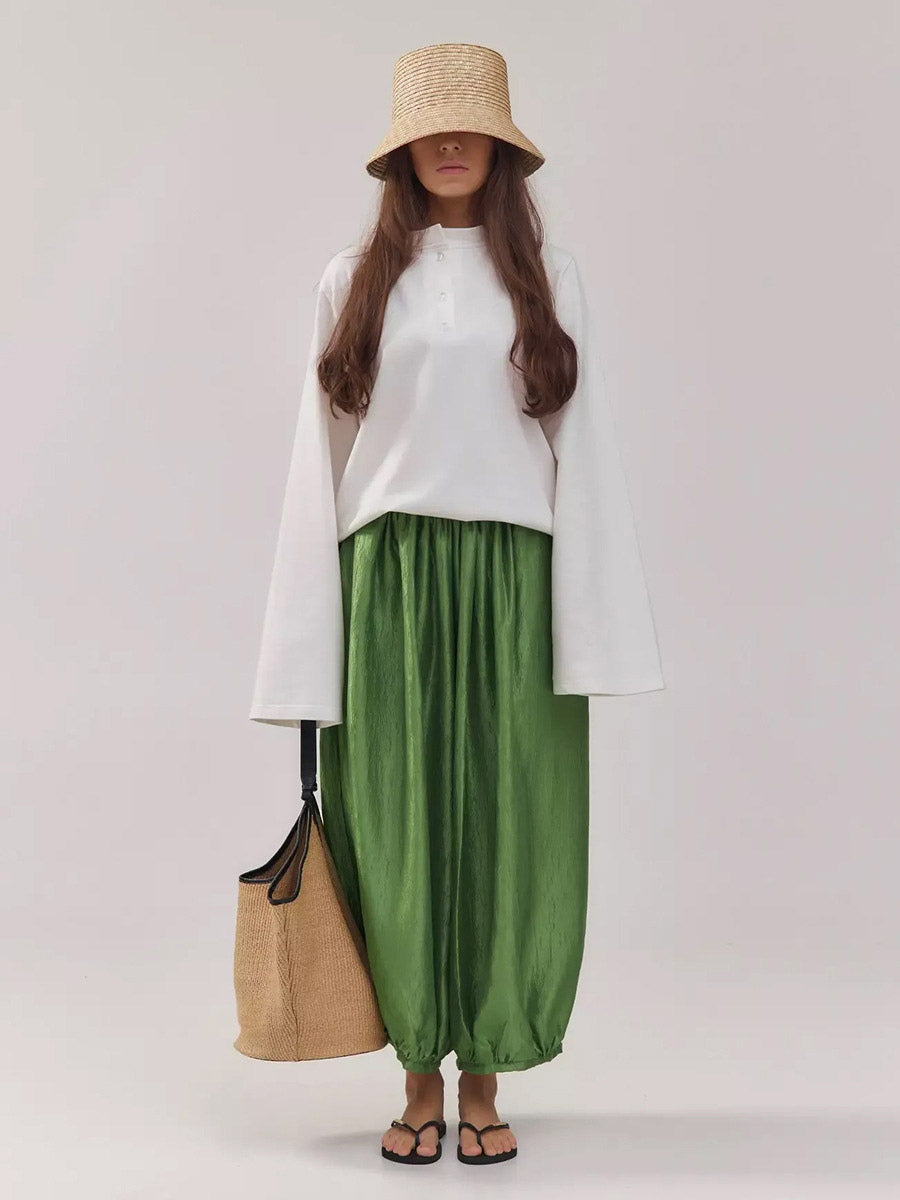 Apricot Relaxed Stretch Panel Trousers — view 4