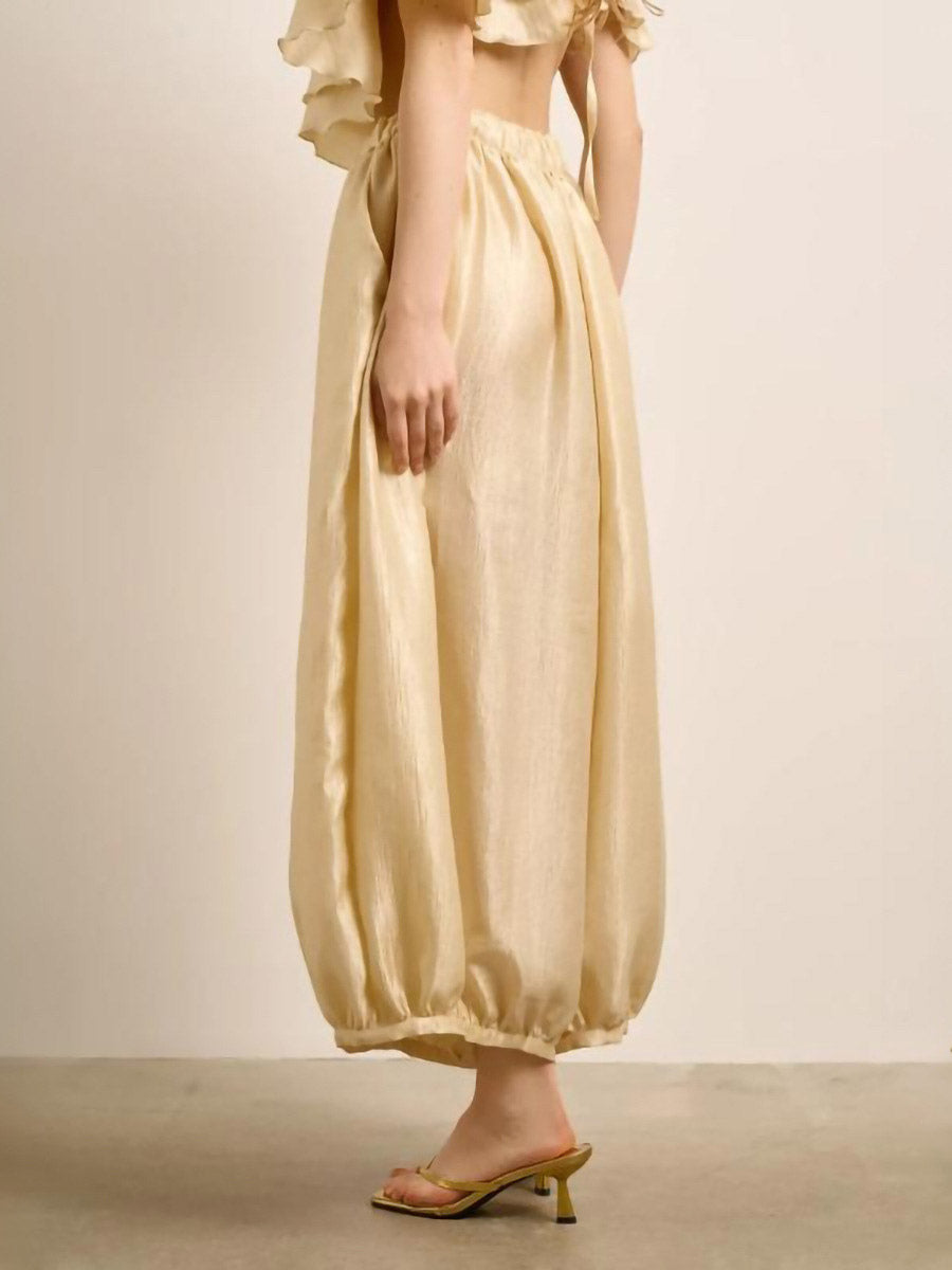 Apricot Relaxed Stretch Panel Trousers — view 12