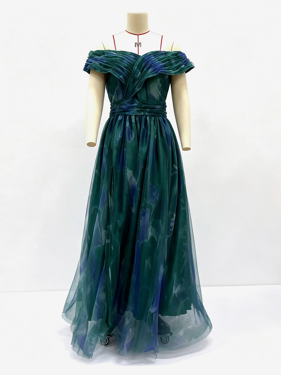 Green Sleeveless Maxi Dress — view 9