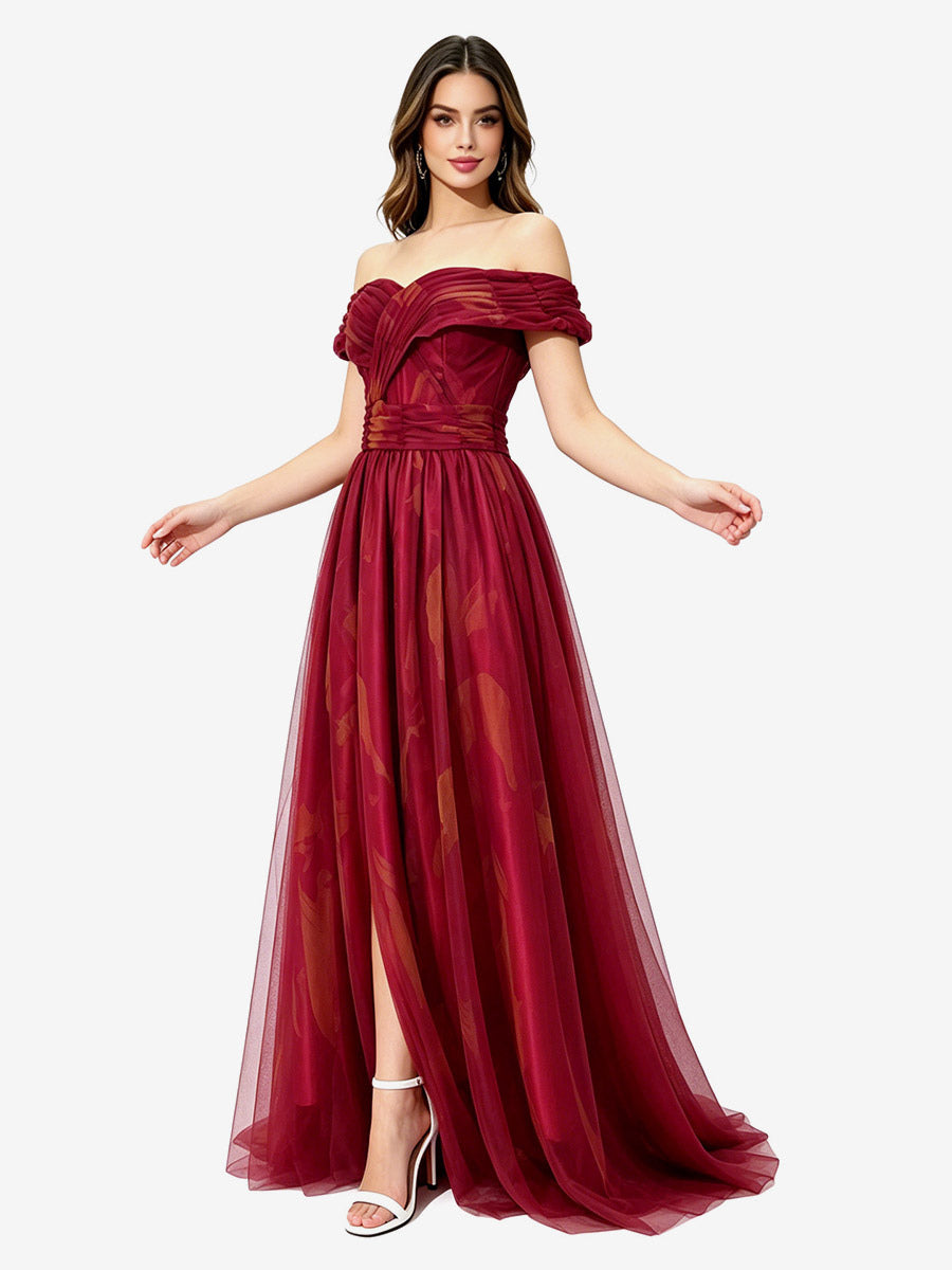 Red Sleeveless Maxi Dress — view 6