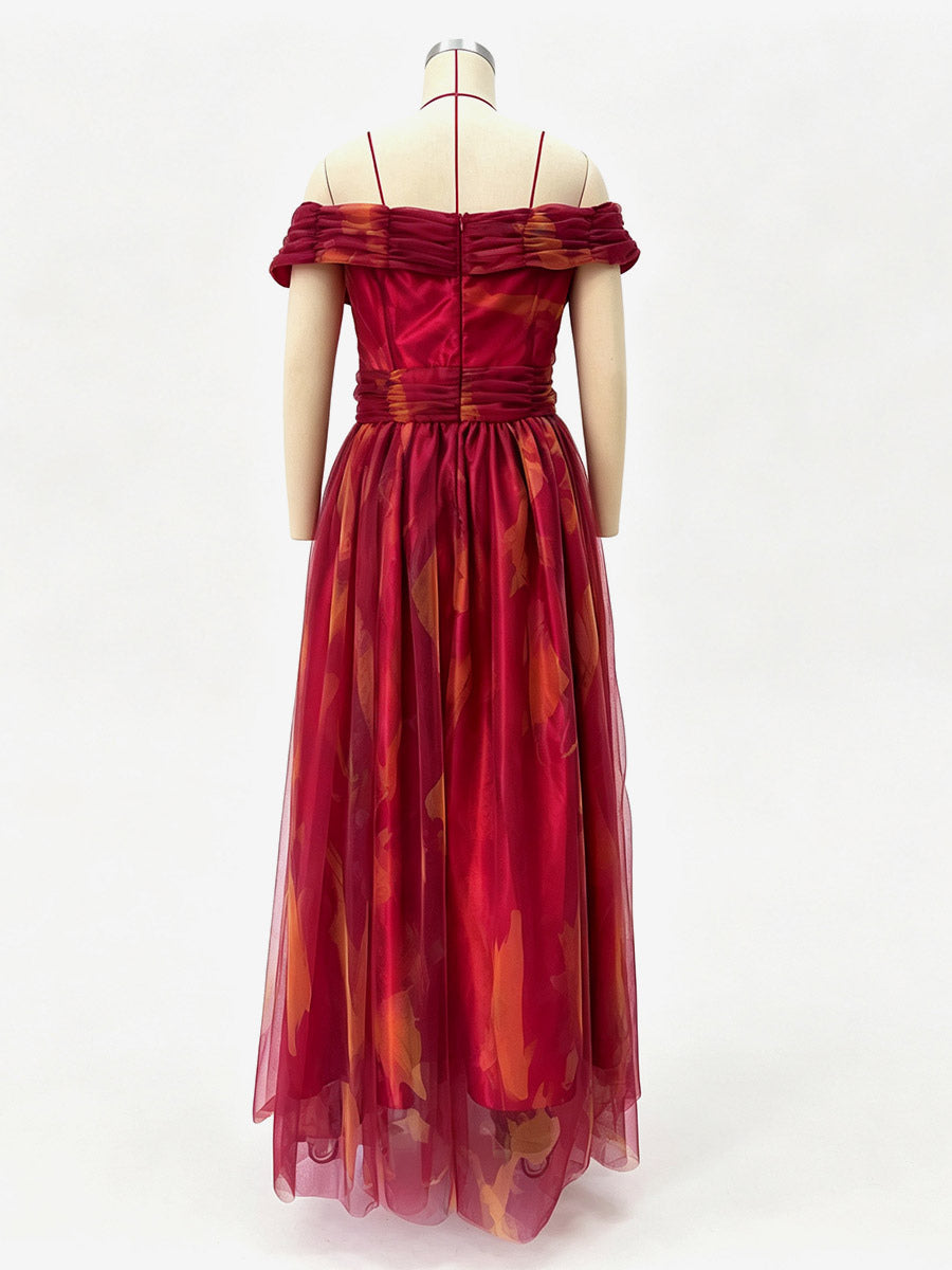 Red Sleeveless Maxi Dress — view 8
