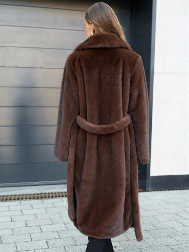 Brown Midi Coat — view 13