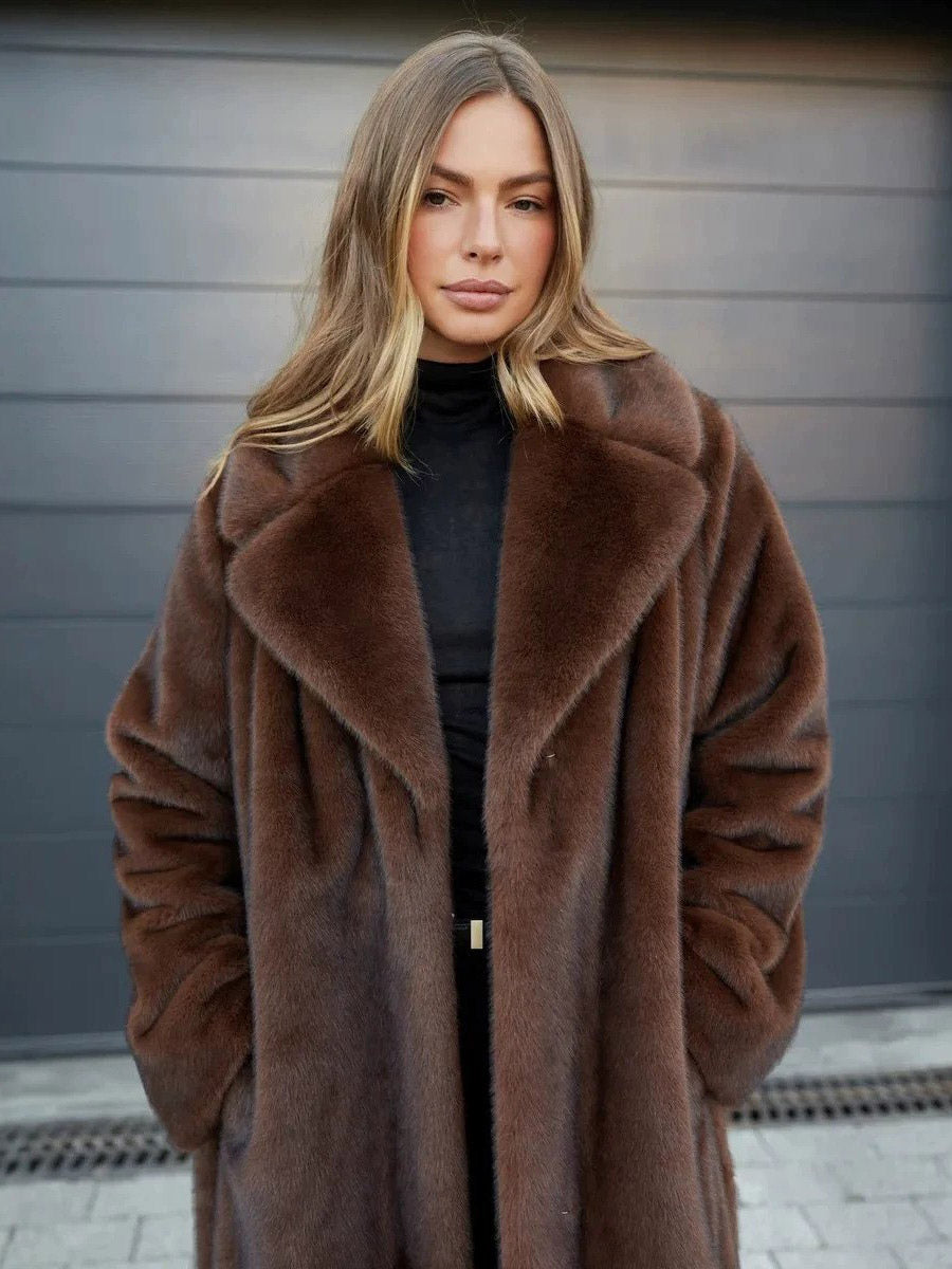 Brown Midi Coat — view 10
