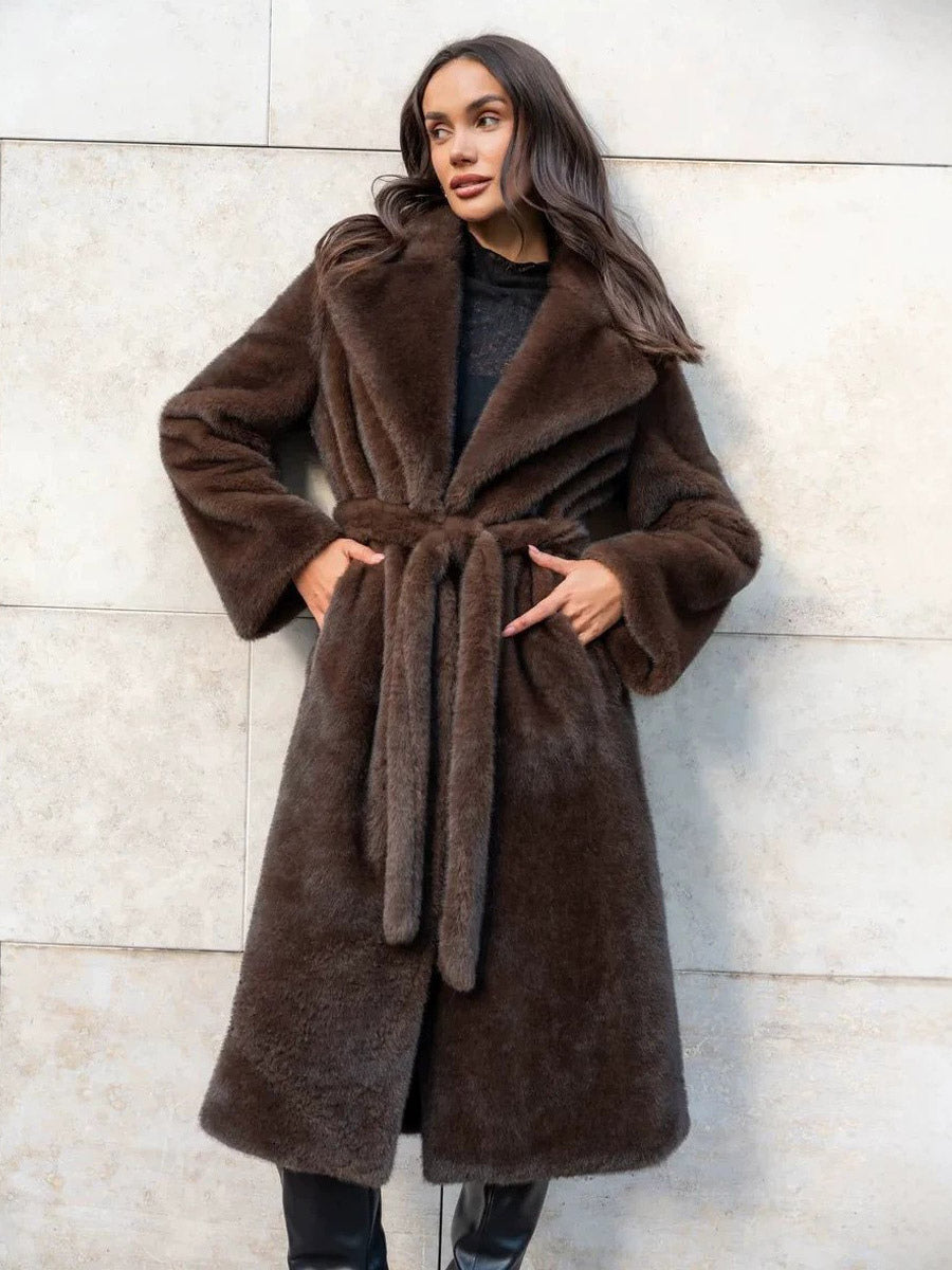 Brown Midi Coat — view 2