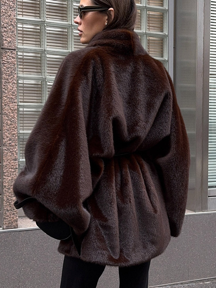 Brown Fur Coat — view 6