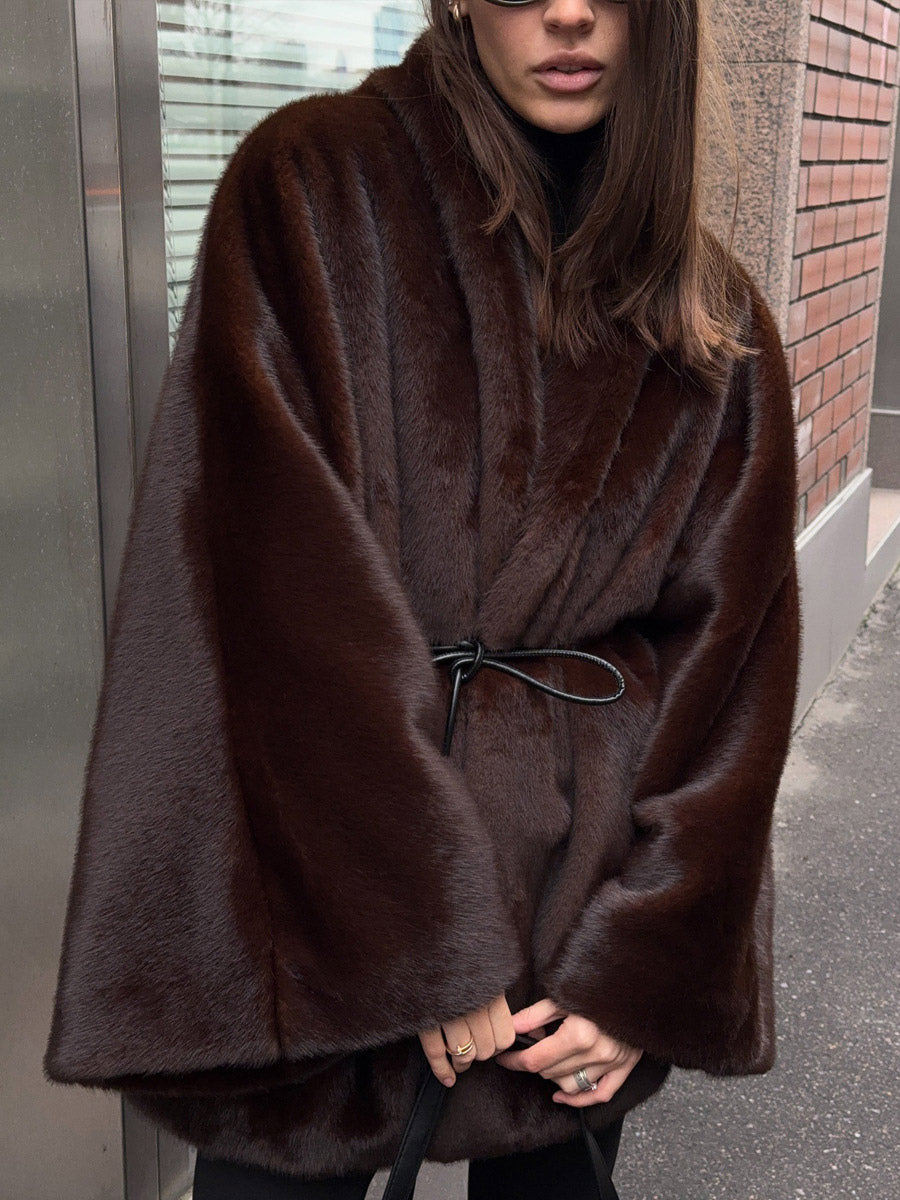 Brown Fur Coat — view 5