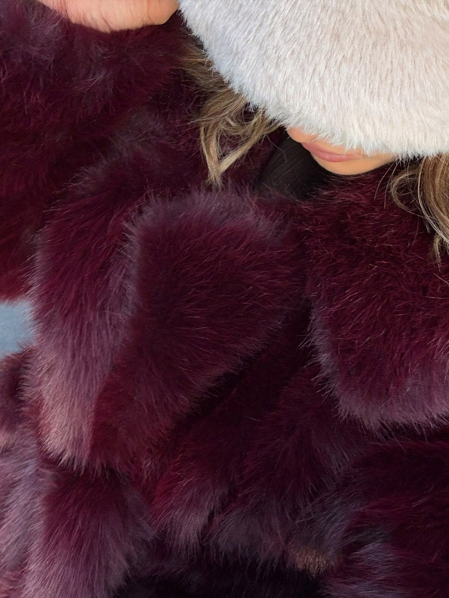 Burgundy Coat — view 8